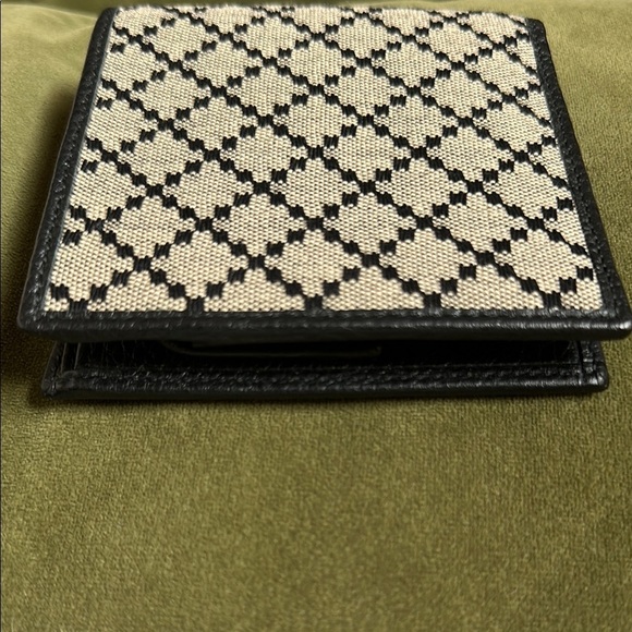 Gucci Unisex Diamanté Canvas and Leather Bifold Wallet - Picture 13 of 16
